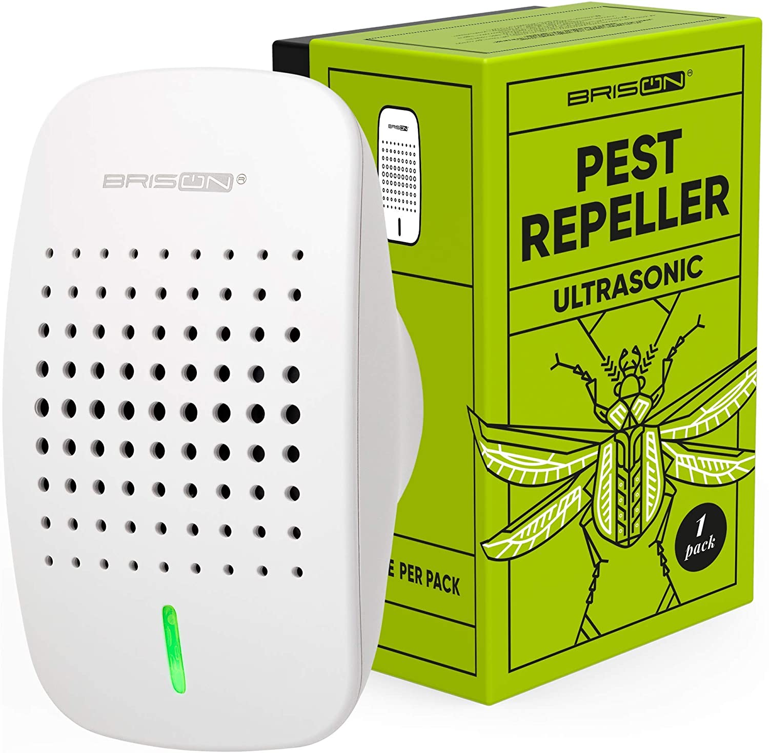 Roaches! Fleas EHOUSE Electronic Indoor Plug-in Fly Insects Bats Mosquitos Bed Bugs Rodents Mice Rats Get rid of Spiders Squirrels Ants 