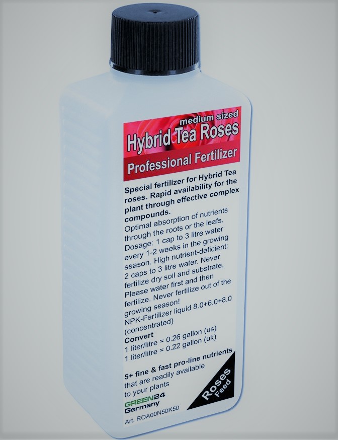 Hybrid Tea Roses Feed - Liquid Fertilizer HighTech NPK, Root, Soil, Foliar, Fertilizer